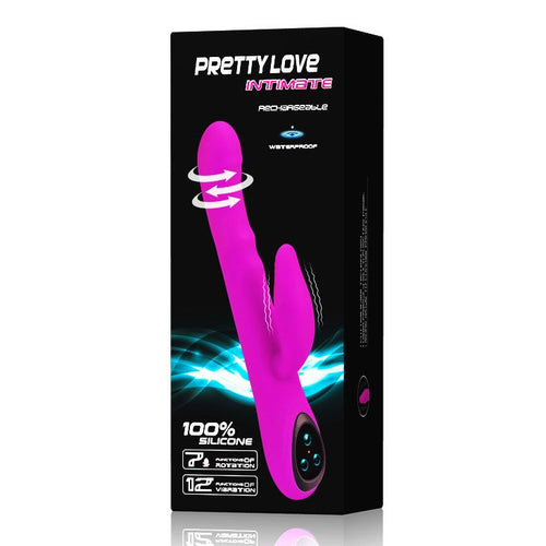 12 Functions Vibrator 7 Functions rotation 2 points motors Rechargeable