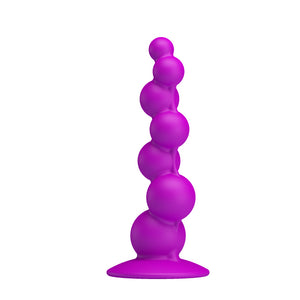 PRETTY LOVE Anal Plug 100% Silicone Super Suction
