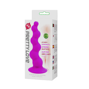 PRETTY LOVE Anal Plug 100% Silicone Super Suction