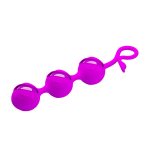 PRETTY LOVE Orgasm balls 100% Silicone - PEARL