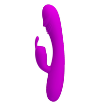 Load image into Gallery viewer, Rabbit Dildo Sex Toy Vibrator with Clit Stimulator