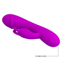 Load image into Gallery viewer, Rabbit Dildo Sex Toy Vibrator with Clit Stimulator