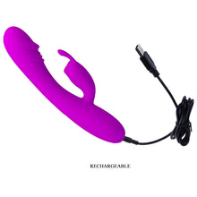 Load image into Gallery viewer, Rabbit Dildo Sex Toy Vibrator with Clit Stimulator