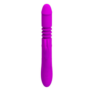 PRETTY LOVE Large Range UP&DOWN 4-Rotation 12-Function Rabbit Vibrator