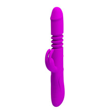 Load image into Gallery viewer, PRETTY LOVE Large Range UP&amp;DOWN 4-Rotation 12-Function Rabbit Vibrator