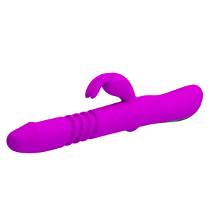 PRETTY LOVE Large Range UP&DOWN 4-Rotation 12-Function Rabbit Vibrator