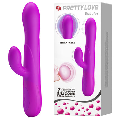 Inflatable head Controllable air release 7 functions of vibration Rechargeable