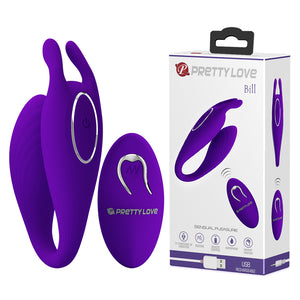 Remote control C type vibration flexible structure desgin for couple pleasure