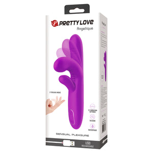 Premium 12 Functions Vibration 4 Tickling Functions G-spot Rabbit Vibrator