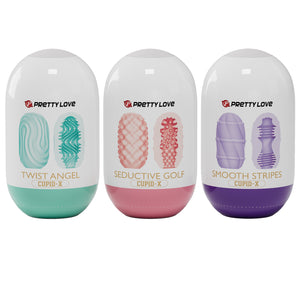 3 Styles of Egg Masturbator Set - 18 PCS In 1 Box