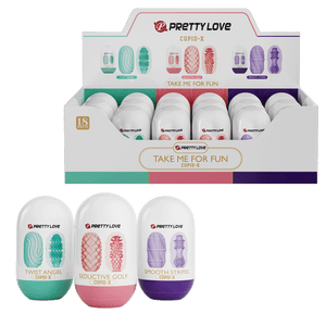 3 Styles of Egg Masturbator Set - 18 PCS In 1 Box