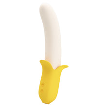 Load image into Gallery viewer, Banana Geek Silicone 7 Functions Vibrator 4 Functions of Thrusting