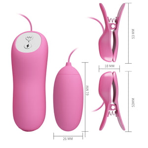 Fully Adjustable Vibrating Egg and Nipple Clamps