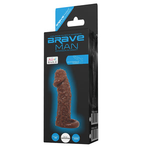 Flexible extend penis sleeve with extra ring to hold the ball