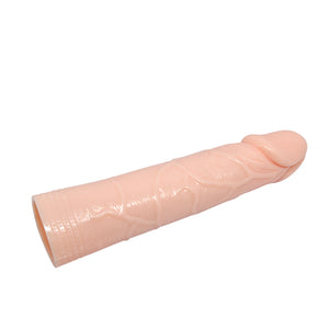 Penis extended sleeve elastic TPR material