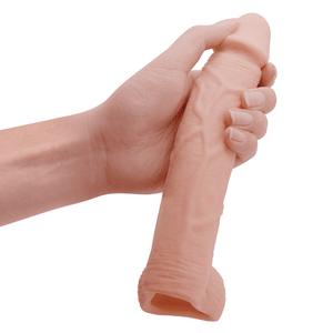 High Stretchy Penis Extended Sleeve Elastic TPR material