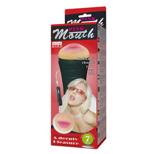 Men Masturbator 7 speeds - PINK MOUTH