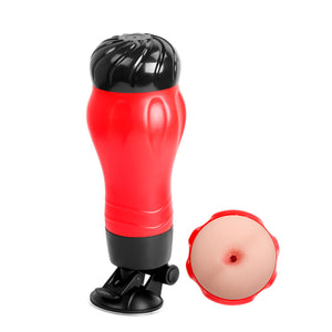 12 Function Vibrator Suction Cup Removable Sleeve