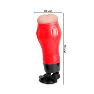 12 Function Vibrator Suction Cup Removable Sleeve