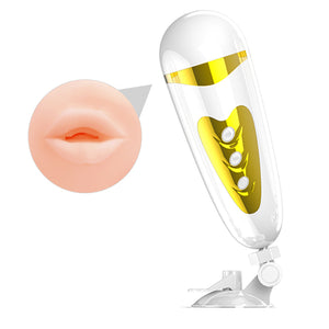 Men's Masturbator  (Mouth) 12 Functions Vibration, Voice