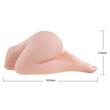 Load image into Gallery viewer, Passion lady Nature skin masturbator Double vibrating egg Voice speaker