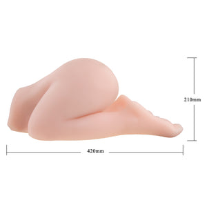 Passion lady Nature skin masturbator Double vibrating egg Voice speaker