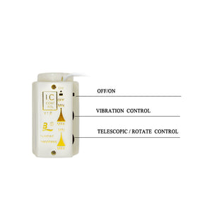 Golden Gun Vibrator  - Multi-Speeds Of Rotation/Thrusting