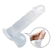 Load image into Gallery viewer, Jelly Porn Star Dildo