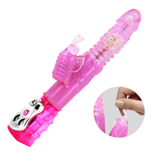 Load image into Gallery viewer, Mutil-Speed Soft Jelly Rabbit Vibrator