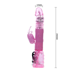 Verve Rabbit - Rotating Up&Down Metal Beads Vibrator