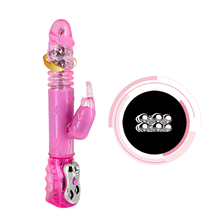 Load image into Gallery viewer, Verve Rabbit - Rotating Up&amp;Down Metal Beads Vibrator