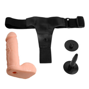 Women's Strap-on with Dildo Cyberskin Penis