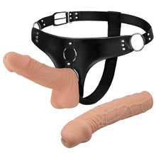 Load image into Gallery viewer, Strap-on with two Realistic Dildos - 7.8 inches dildo