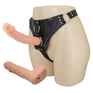 Strap-on with two Realistic Dildos - 7.8 inches dildo