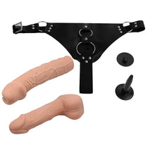 Load image into Gallery viewer, Strap-on with two Realistic Dildos - 7.8 inches dildo