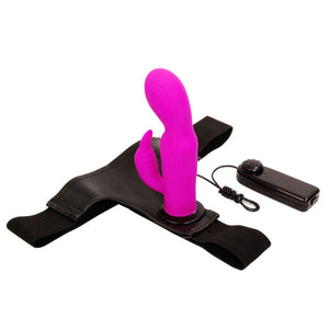 Strap On with Multi Speed Vibrator & Super Bunny