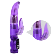 Load image into Gallery viewer, Vibrating Wand Rotating G-spot Dildo With Beads