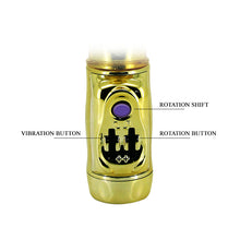 Load image into Gallery viewer, Multi-speed Vibration and Rotation Gold Coating