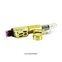 Load image into Gallery viewer, Multi-speed Vibration and Rotation Gold Coating
