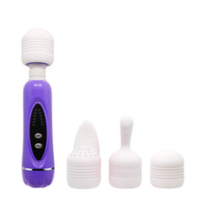 Load image into Gallery viewer, Massager 12 Functions 3 Types Silicone Caps
