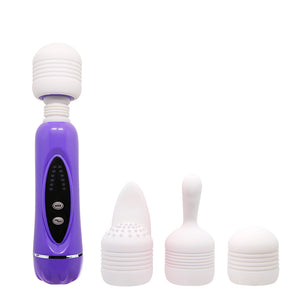 Massager 12 Functions 3 Types Silicone Caps