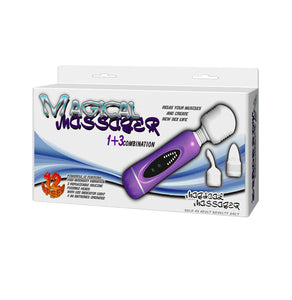Massager 12 Functions 3 Types Silicone Caps