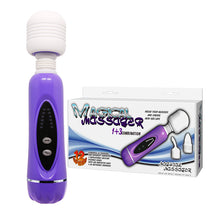 Load image into Gallery viewer, Massager 12 Functions 3 Types Silicone Caps