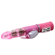 Load image into Gallery viewer, Rack Bunny Vibrator Dual-actions Metal Beads