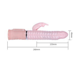 Heating Bunny 5 Function Rotation Vibrator