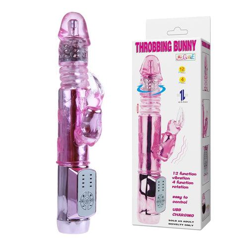 USB Charging Up & Down Vibration Throbbing Bunny