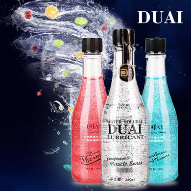 DUAI 260ml Sex Lubricant Water Based for Sex Silk Touch Anal Lubricant