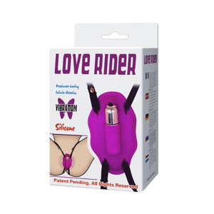 Strap On Silicone10-Function Vibrator