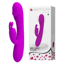Load image into Gallery viewer, Rabbit Dildo Sex Toy Vibrator with Clit Stimulator