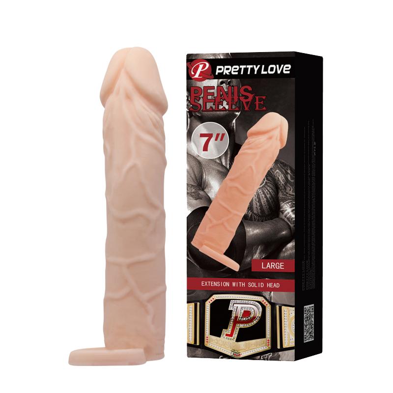 Penis Extended Sleeve Elastic TPR material